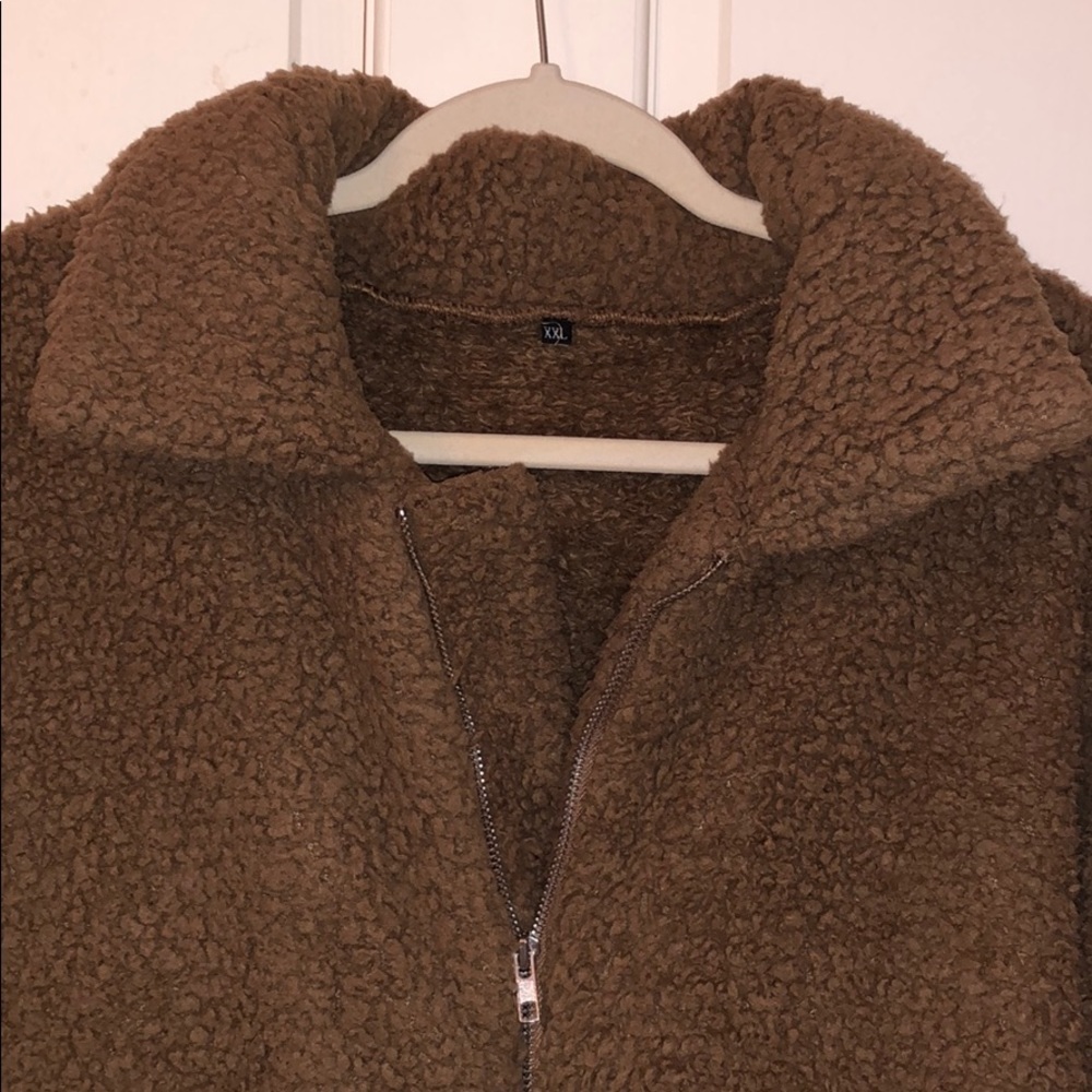 Brown Teddy Jacket - image 3